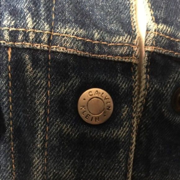 Calvin Klein Women's Jean Jacket size M - Picture 5 of 8
